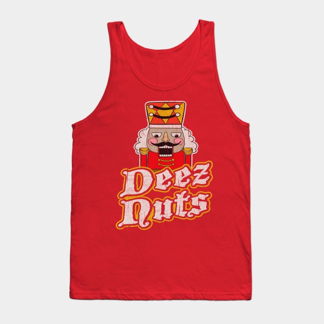 Deez Nuts Nutcracker Tank Top by Alema Art